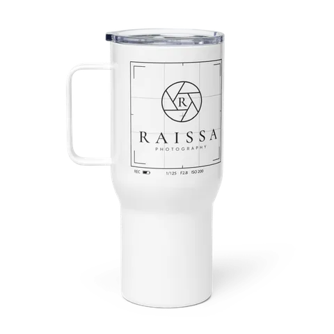 Same logo on a travel mug